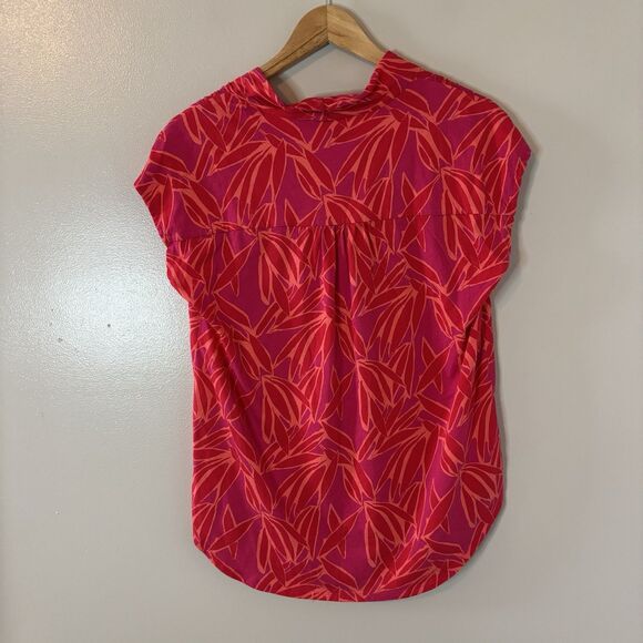 Soft Surroundings Pink Orange Sleeveless Top Colorful Tank Sz Petite Med… - Picture 5 of 7